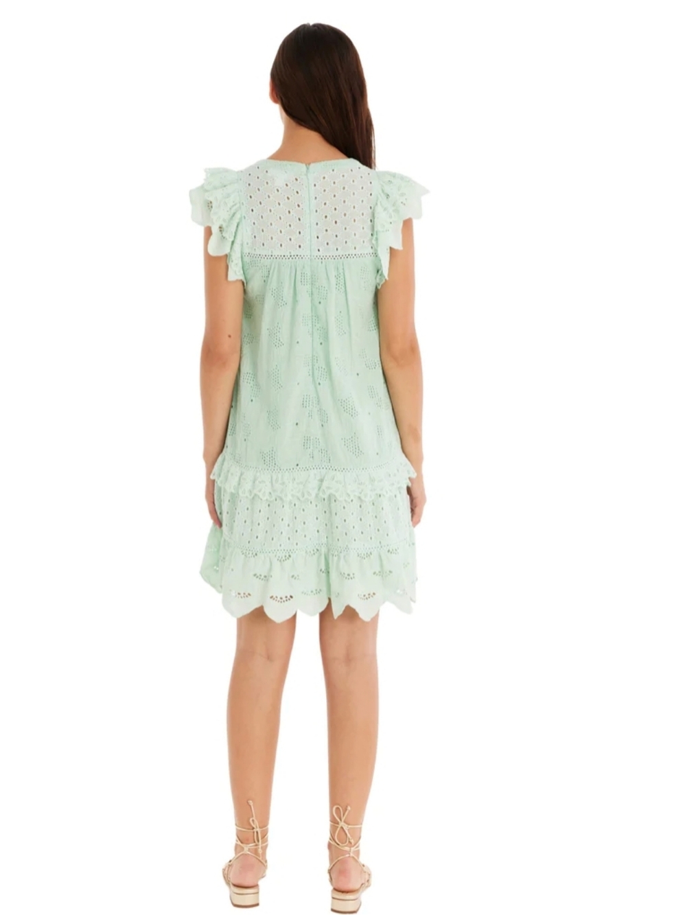 Allison NY Lucia Dress in green. Size XS/TP - Picture 2 of 5